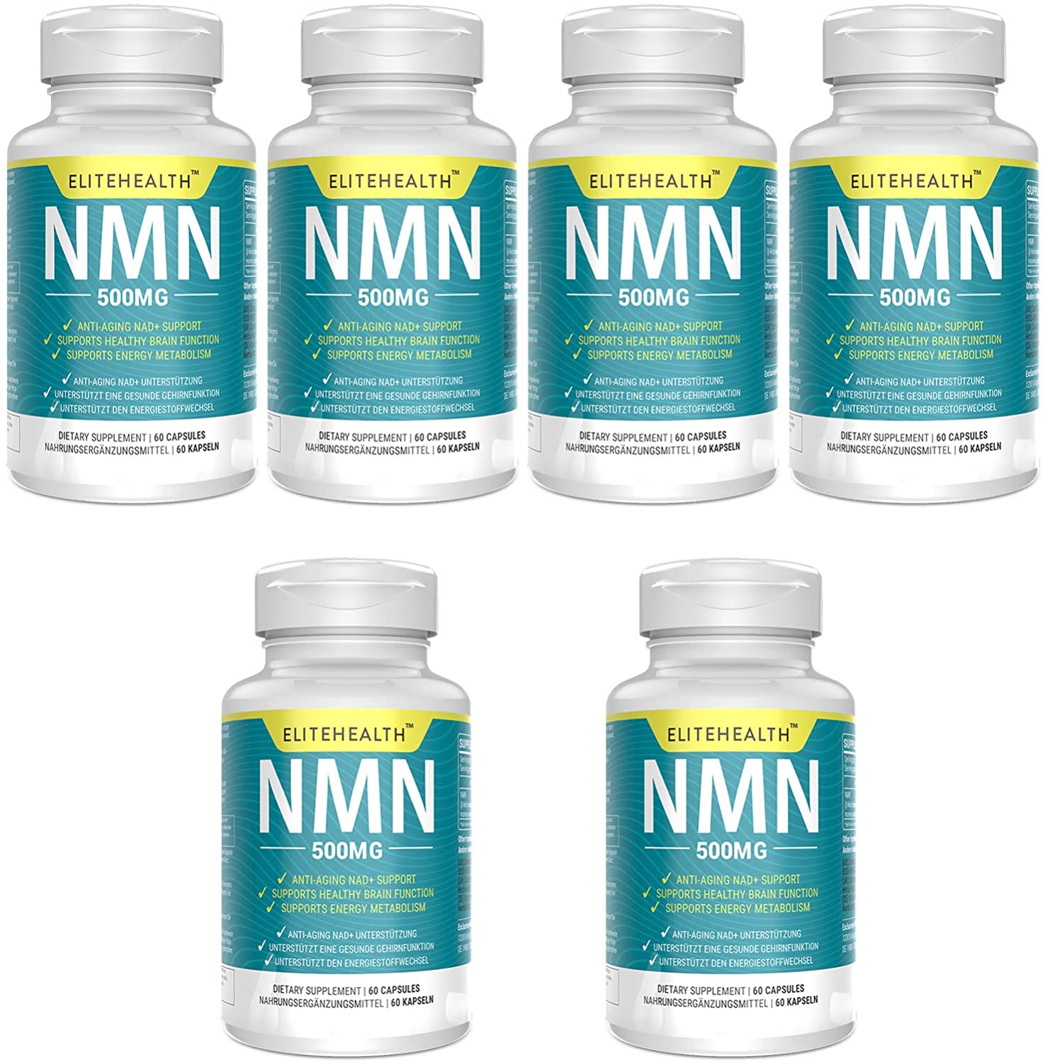 PUREST NMN for NAD Support | 60 Grain | 500mg | Supplement for Anti ...